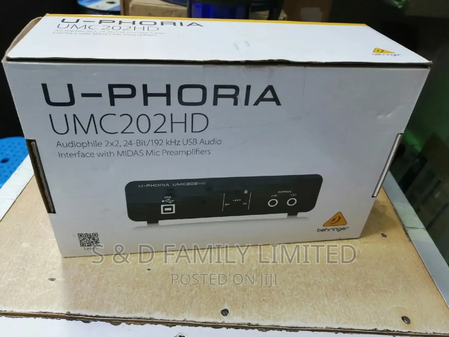 Behringer U-Phoria Two Channels