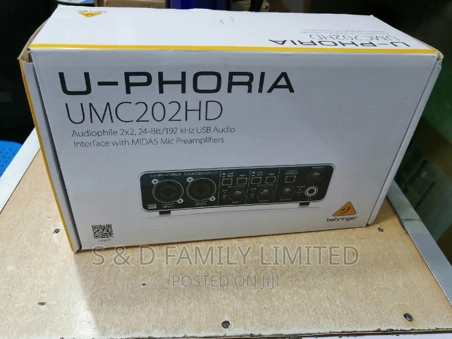 Behringer U-Phoria Two Channels