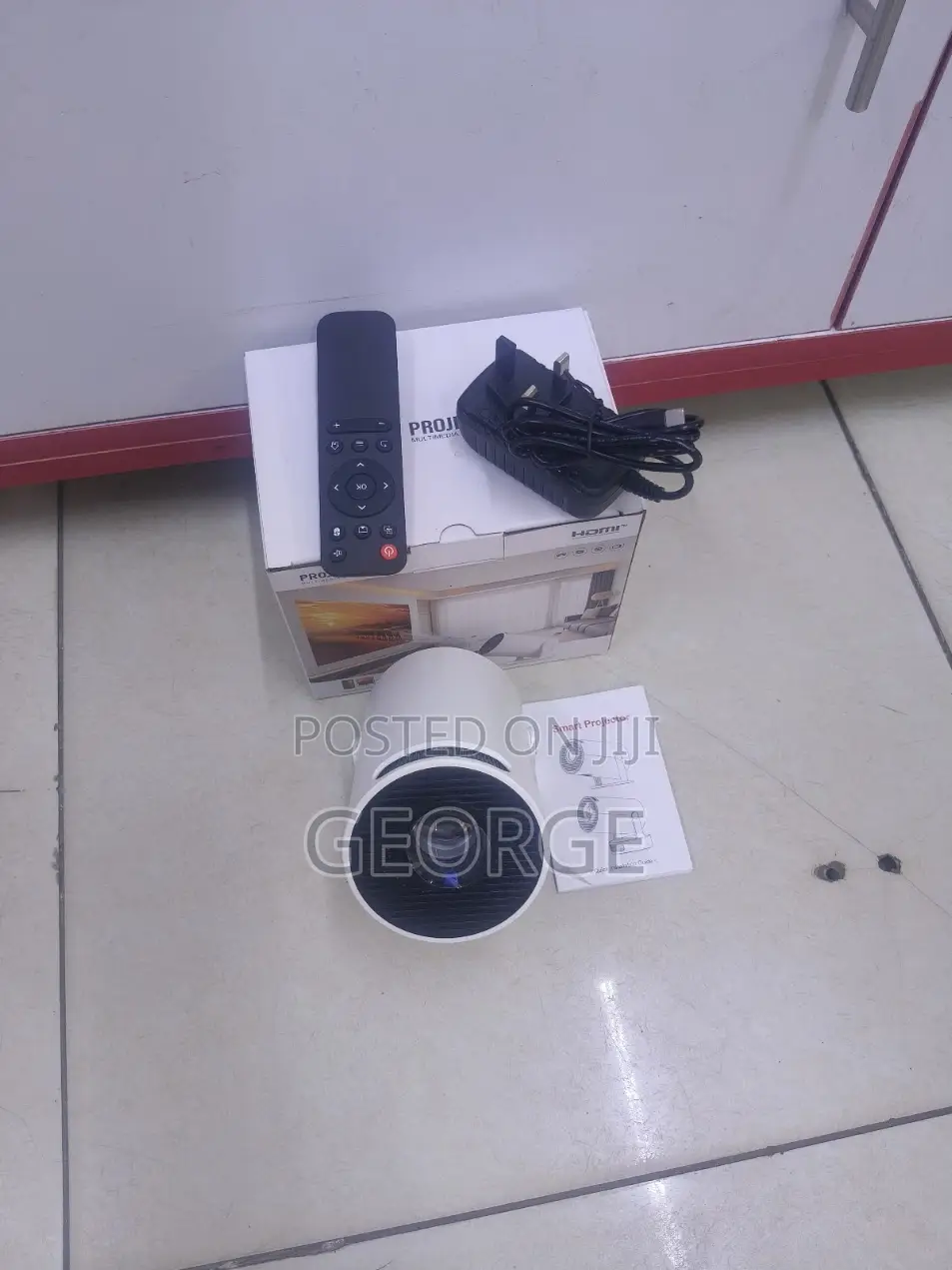 New Hy300 Smart Portable Projector Wifi Wireless