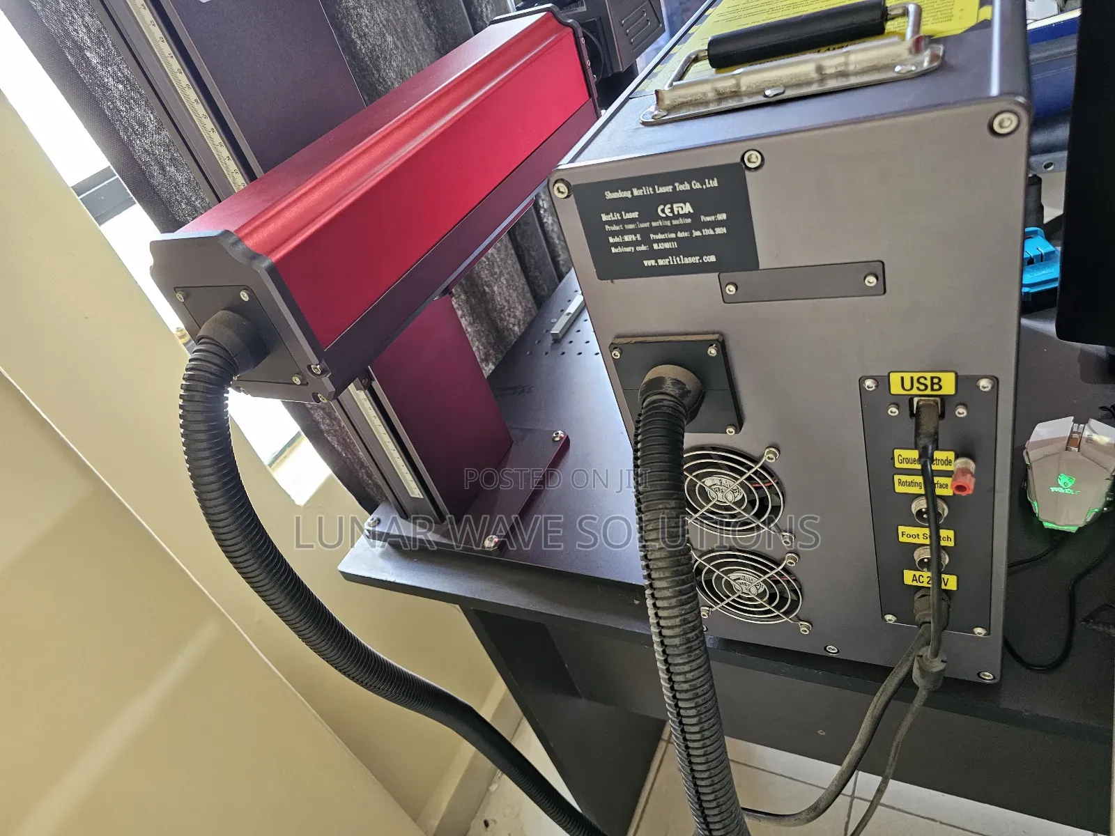 Powerful 60w Fiber Laser Engraver