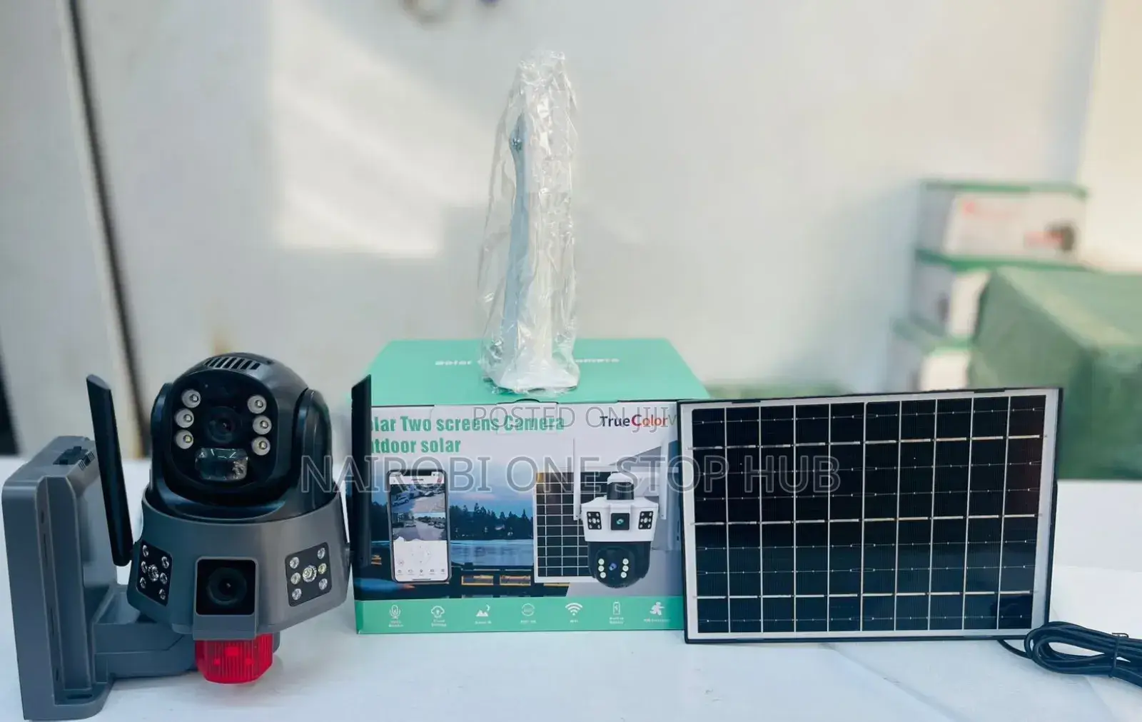 Camera Dual Lens With Alarm