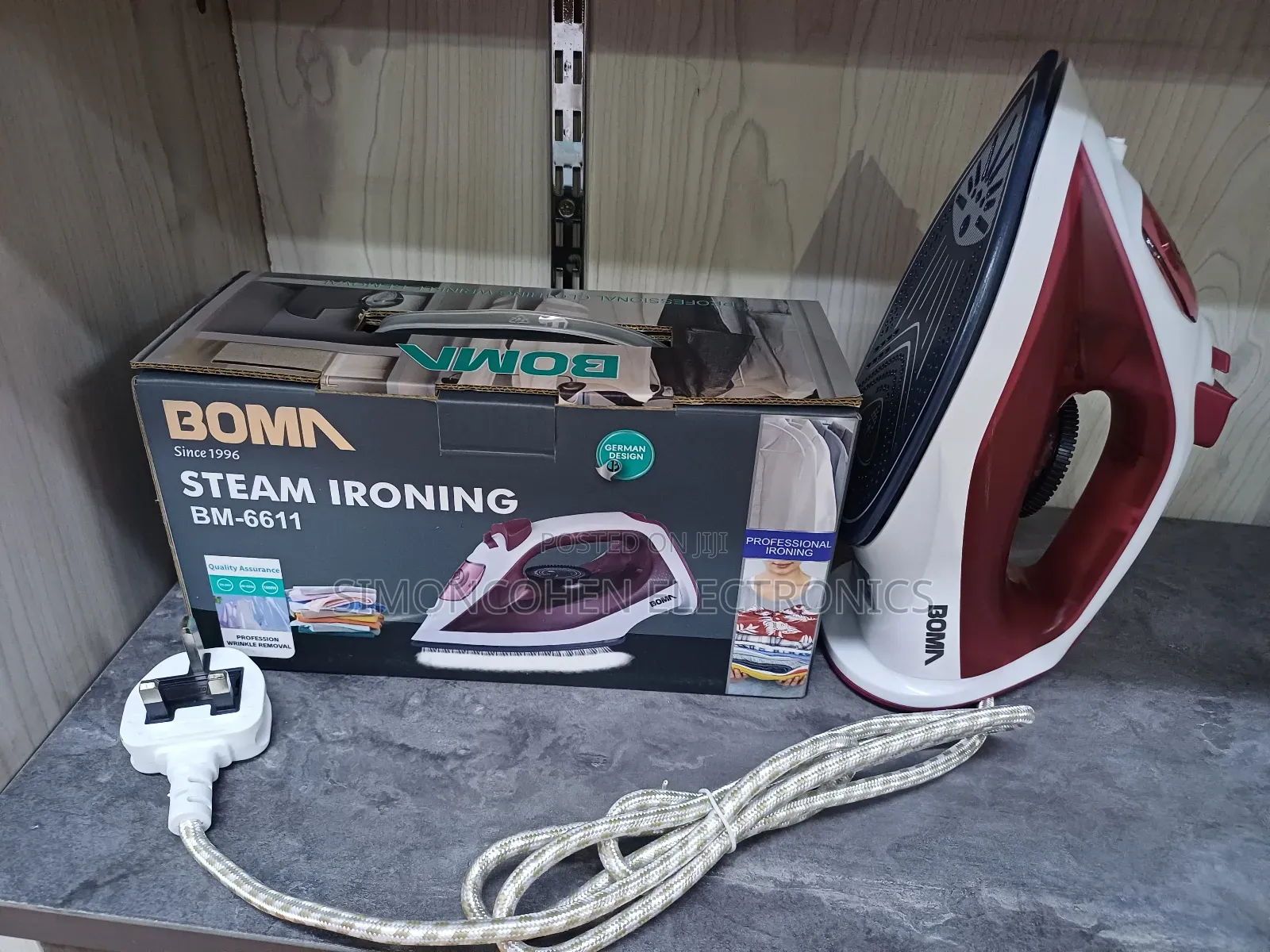 Boma 1600w Steam Iron