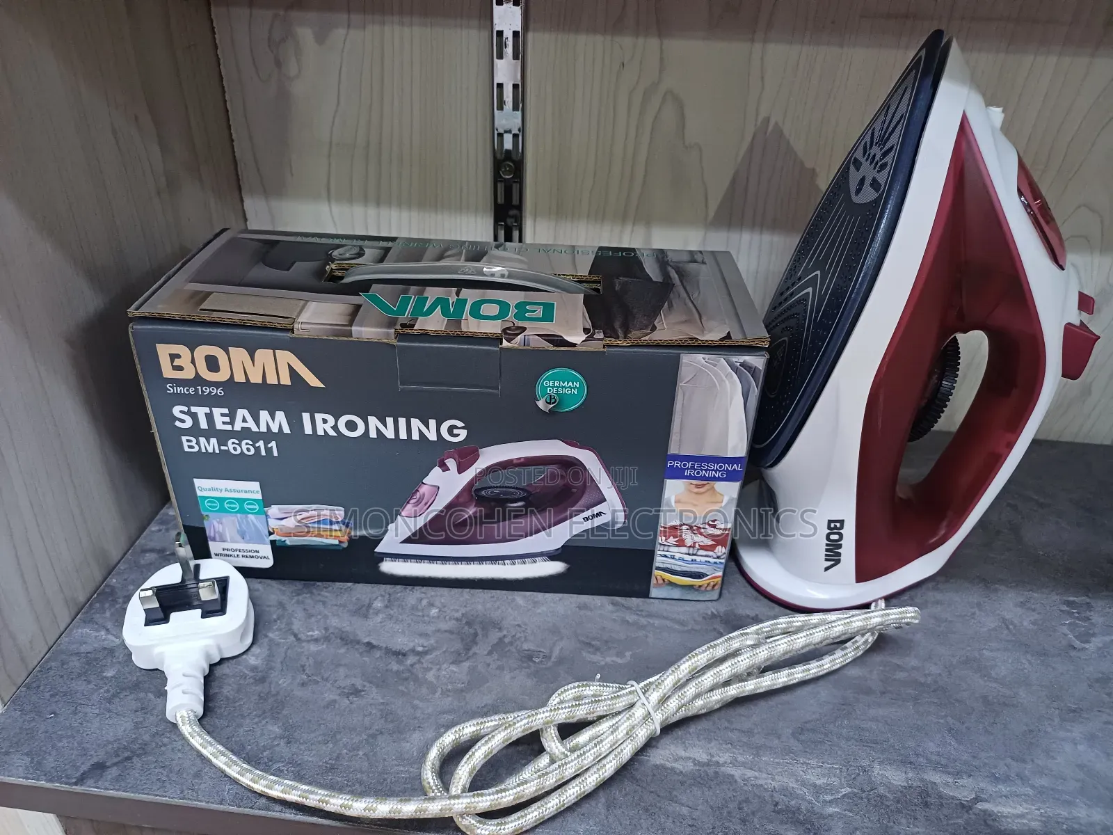 Boma 1600w Steam Iron