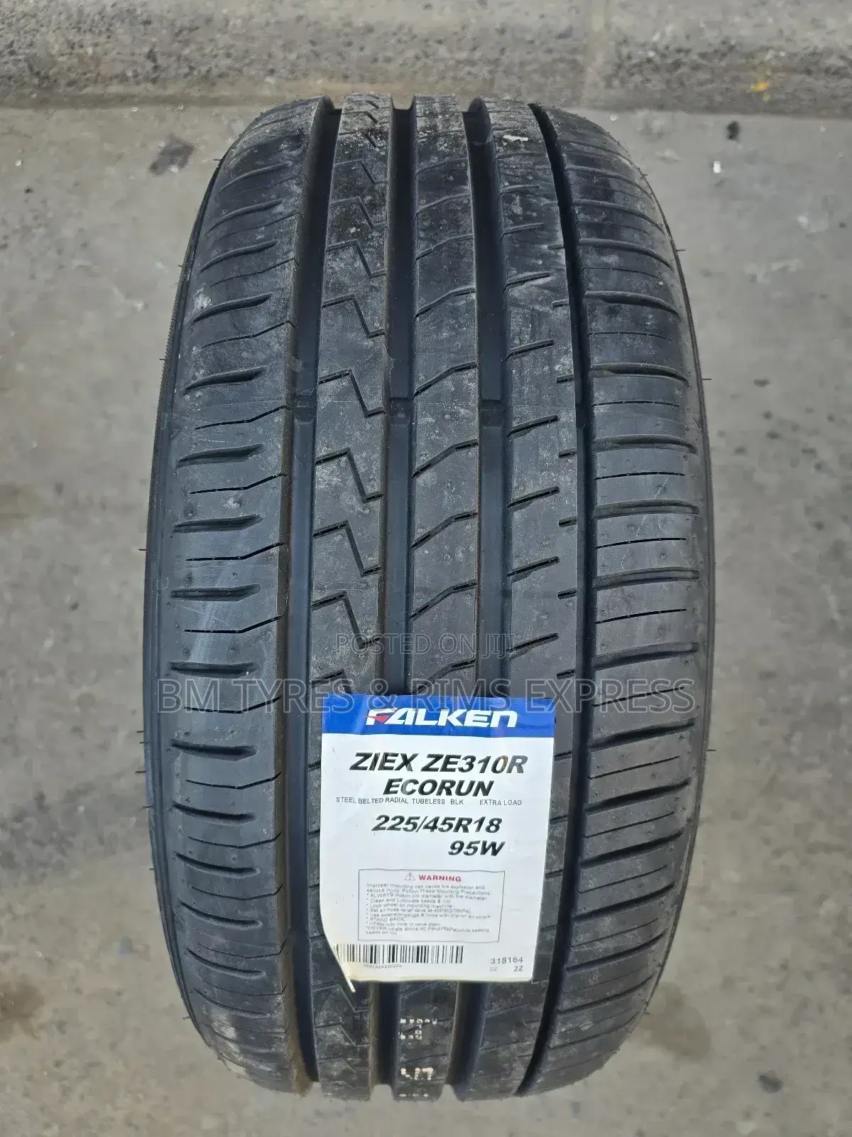 225 /45 R18 Falken Tyres (Ziex).