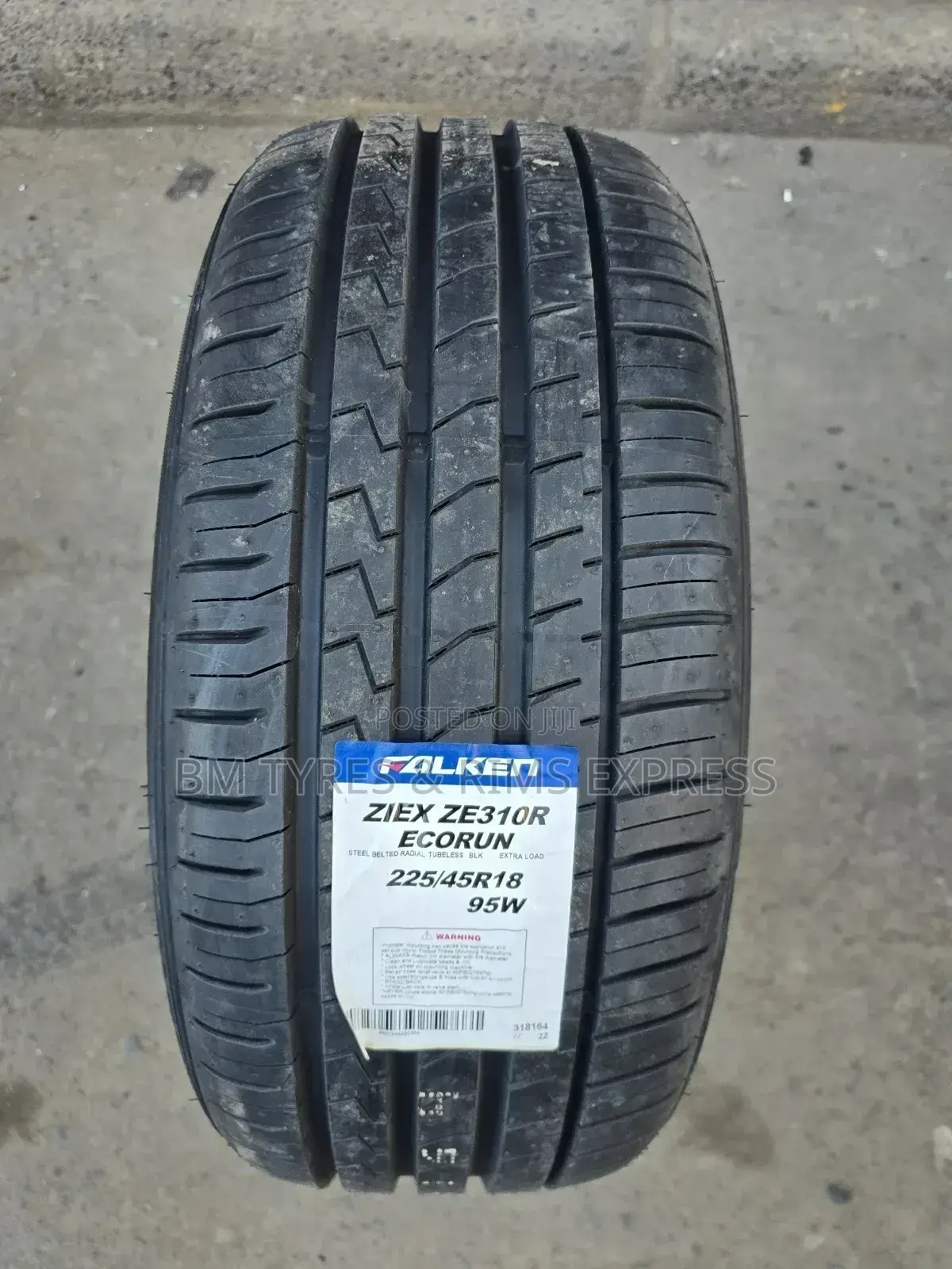 225 /45 R18 Falken Tyres (Ziex).