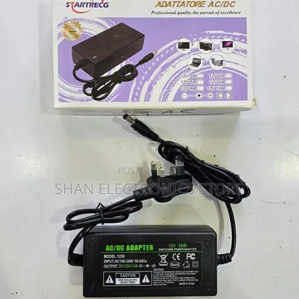 Dc 12v 3a /4a/ 5a Power Adapter 100-240v