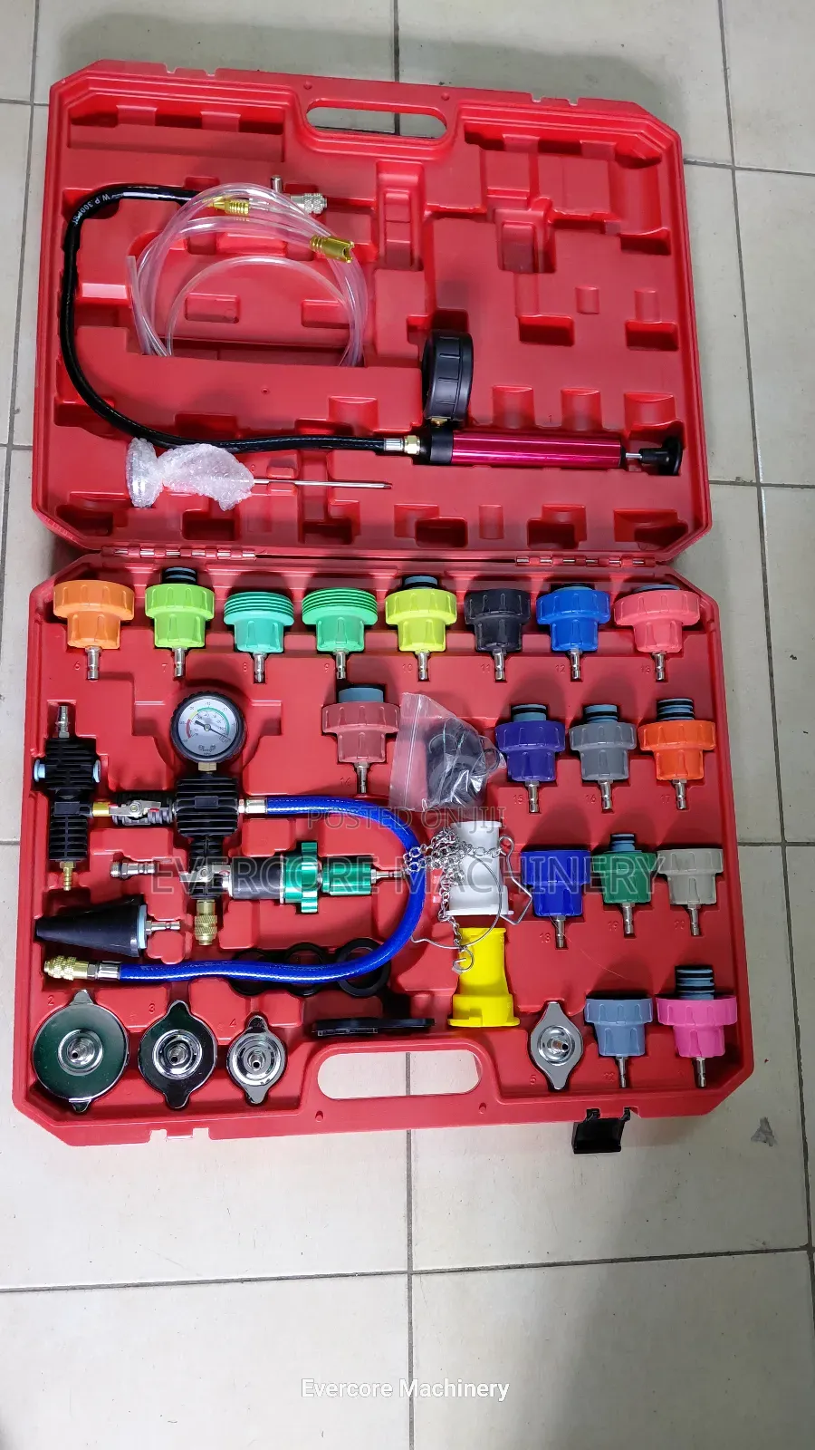 Complete Radiator Pressure Tester Coolant System Test Kit
