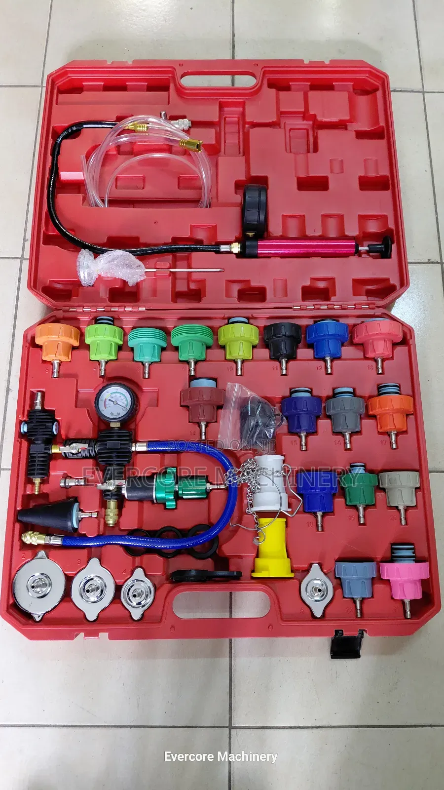 Heavy Duty Complete Radiator Pressure Tester Coolant System Test