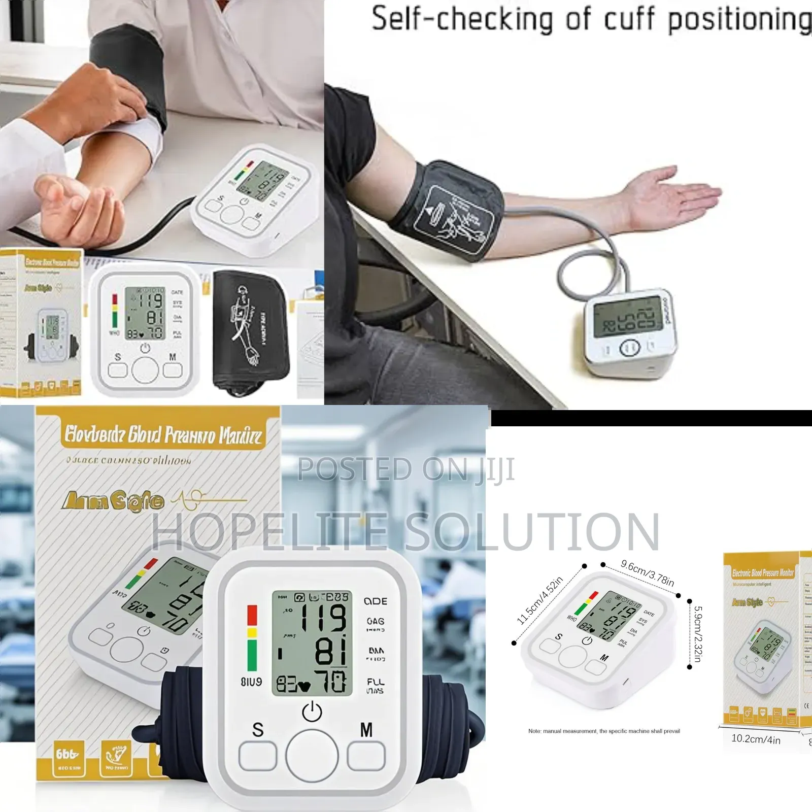 Pulse and Blood Pressure Monitor