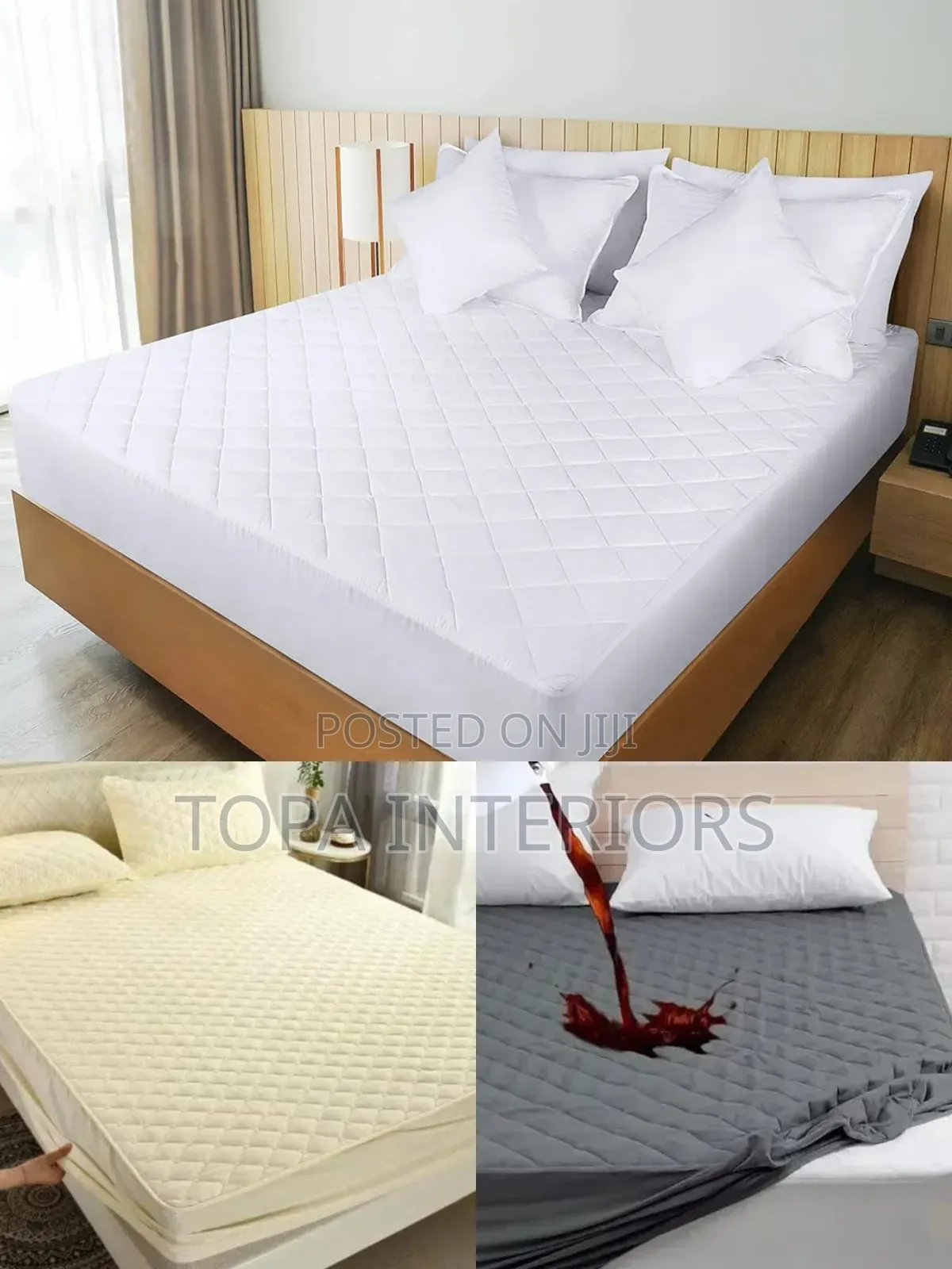 Leakproof Elderly Leaks Protection Waterproof Mattress Covers 6x6