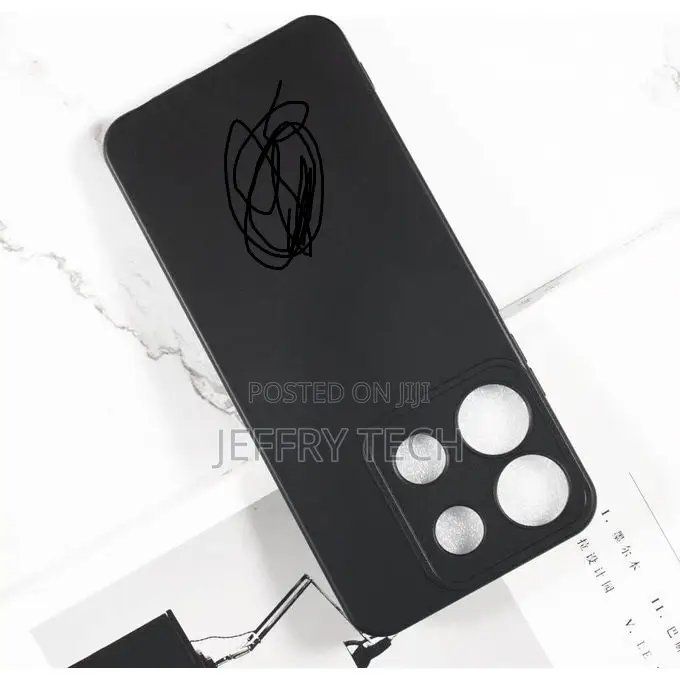 Itel A60s Fashion Protective Phone Cover Case - Black.