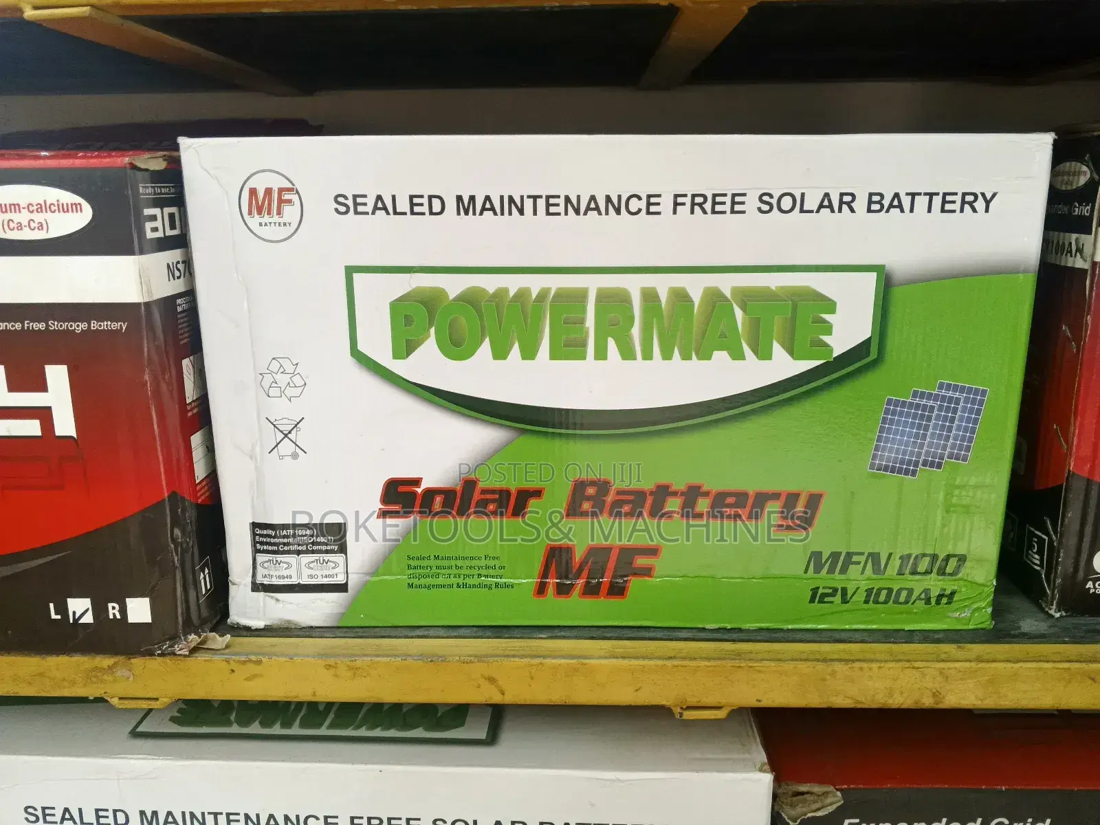 Powermate 100ah Deep Cycle Gel Battery