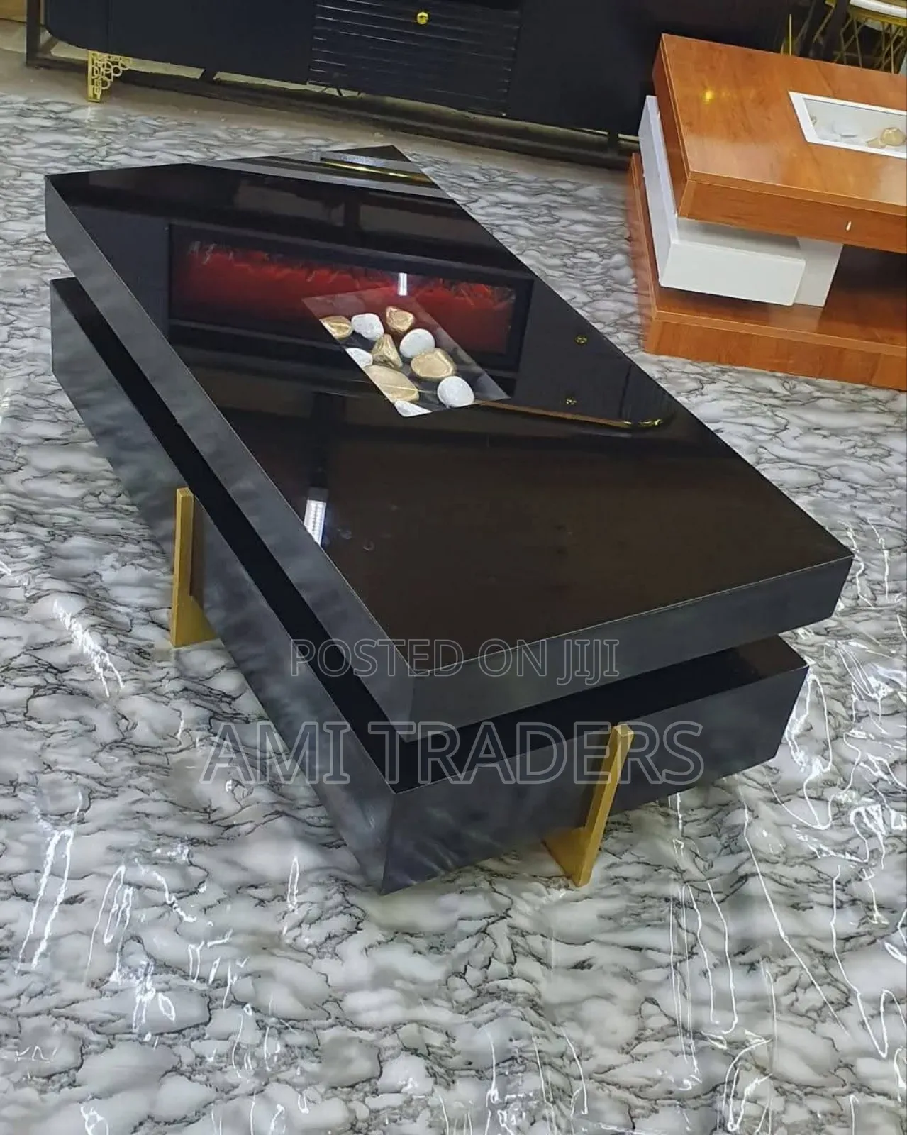 Rectangular Black Coffee Table