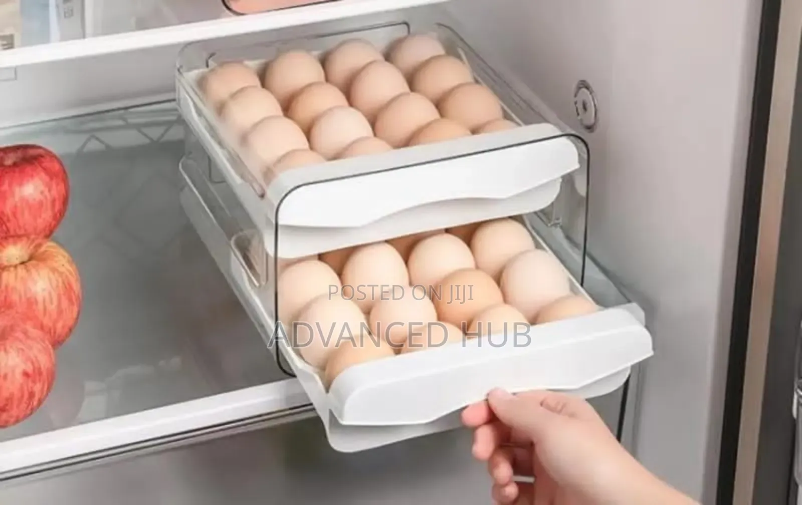 Double Layer Acrylic Egg Storage Tray
