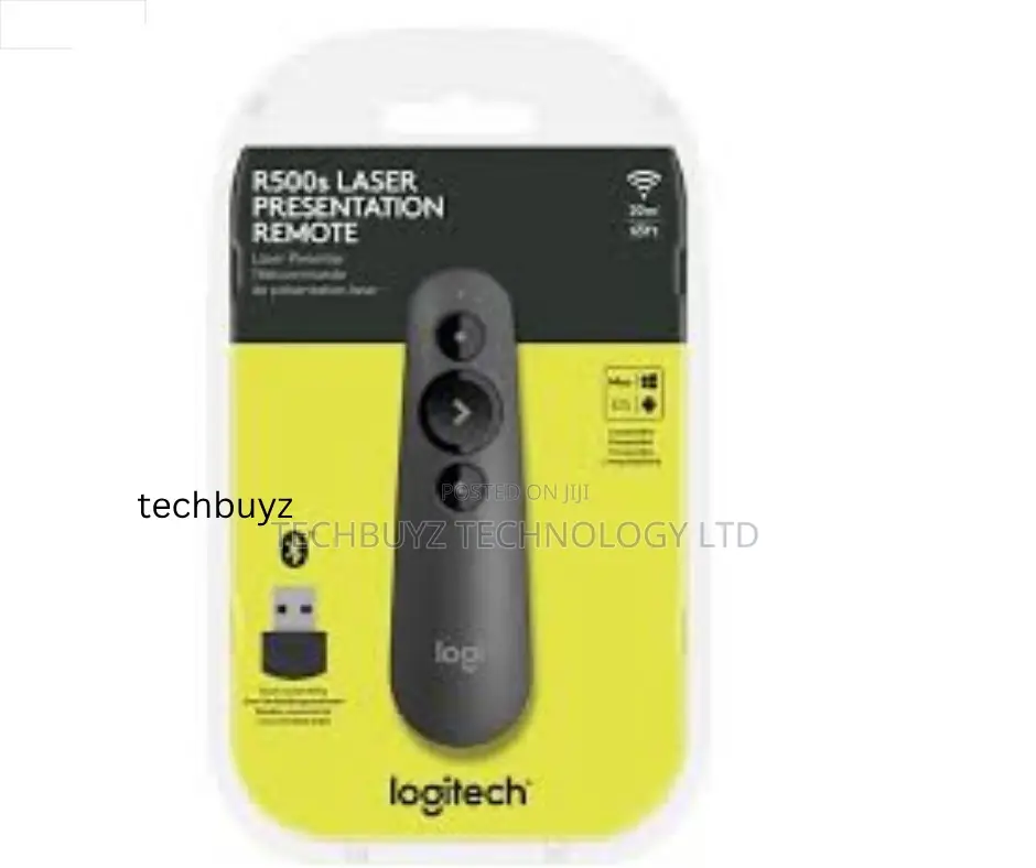 Logitech R500s Laser Presentation Remote - Graphite - 910-005843