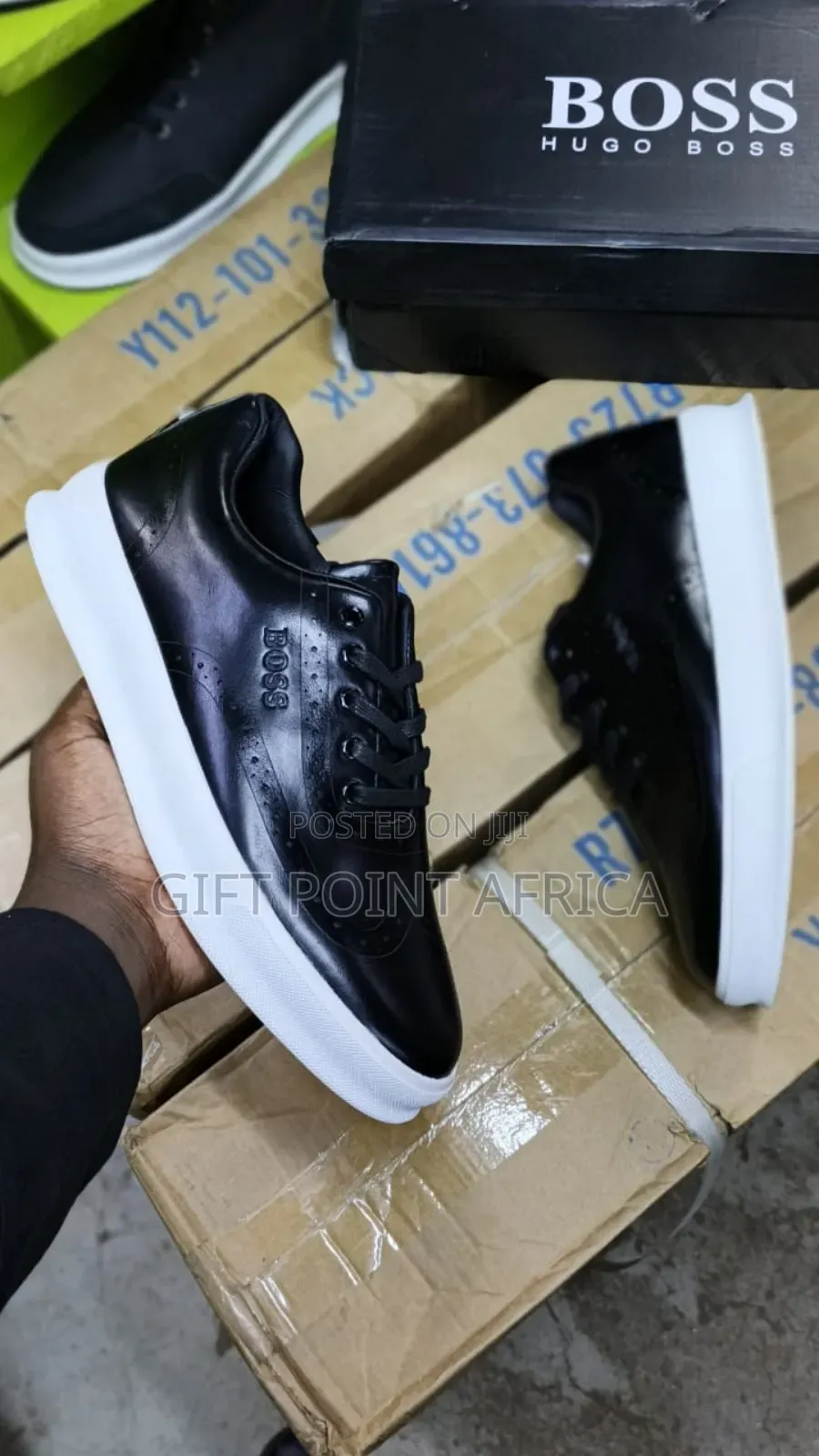Boss Casual Smart Shoes For Men In Black Color Way