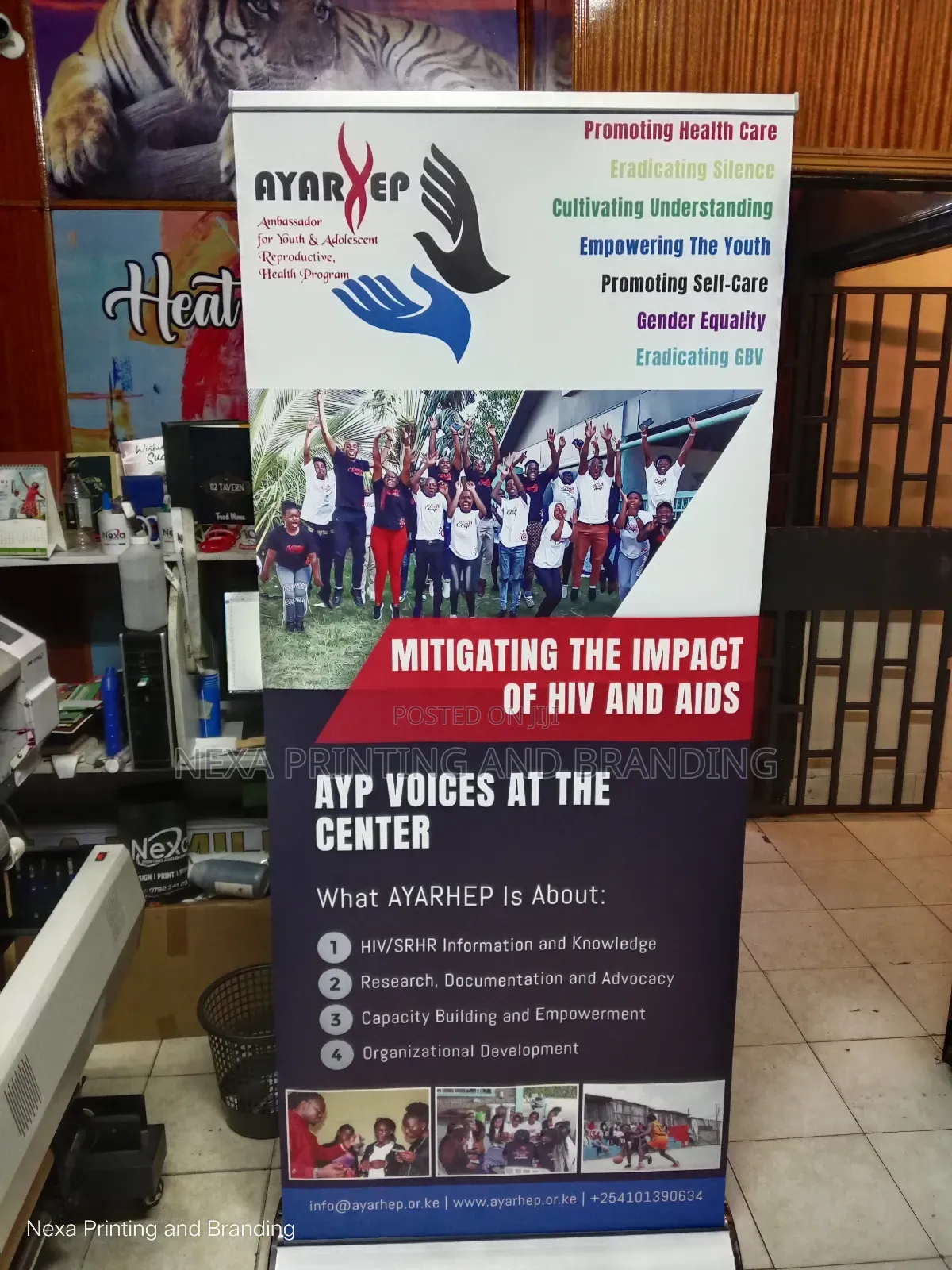 One Hour Roll-up Banner Printing