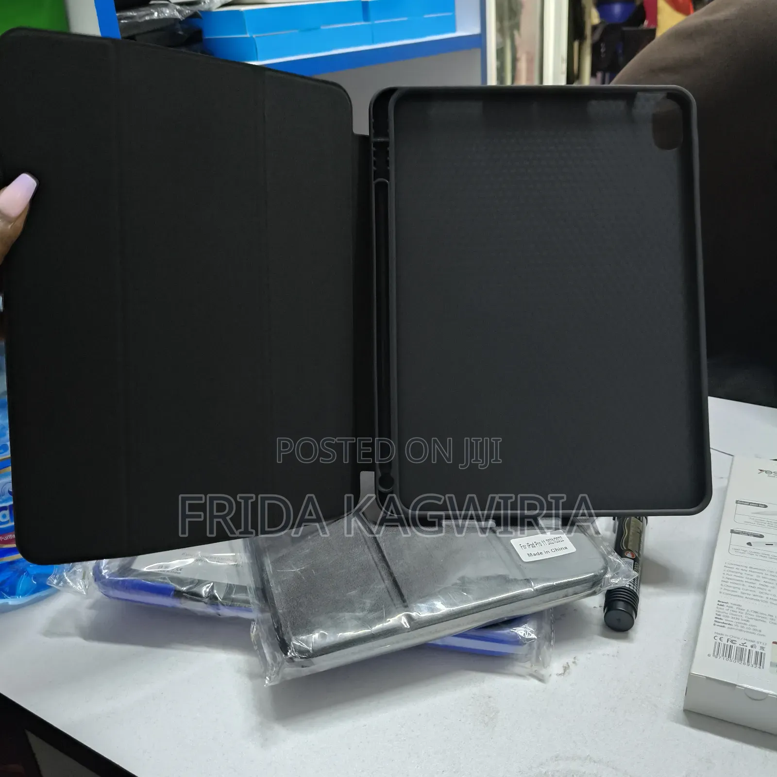 iPad 10th And 11th (A16) Leather Flip Case With Pen Slot