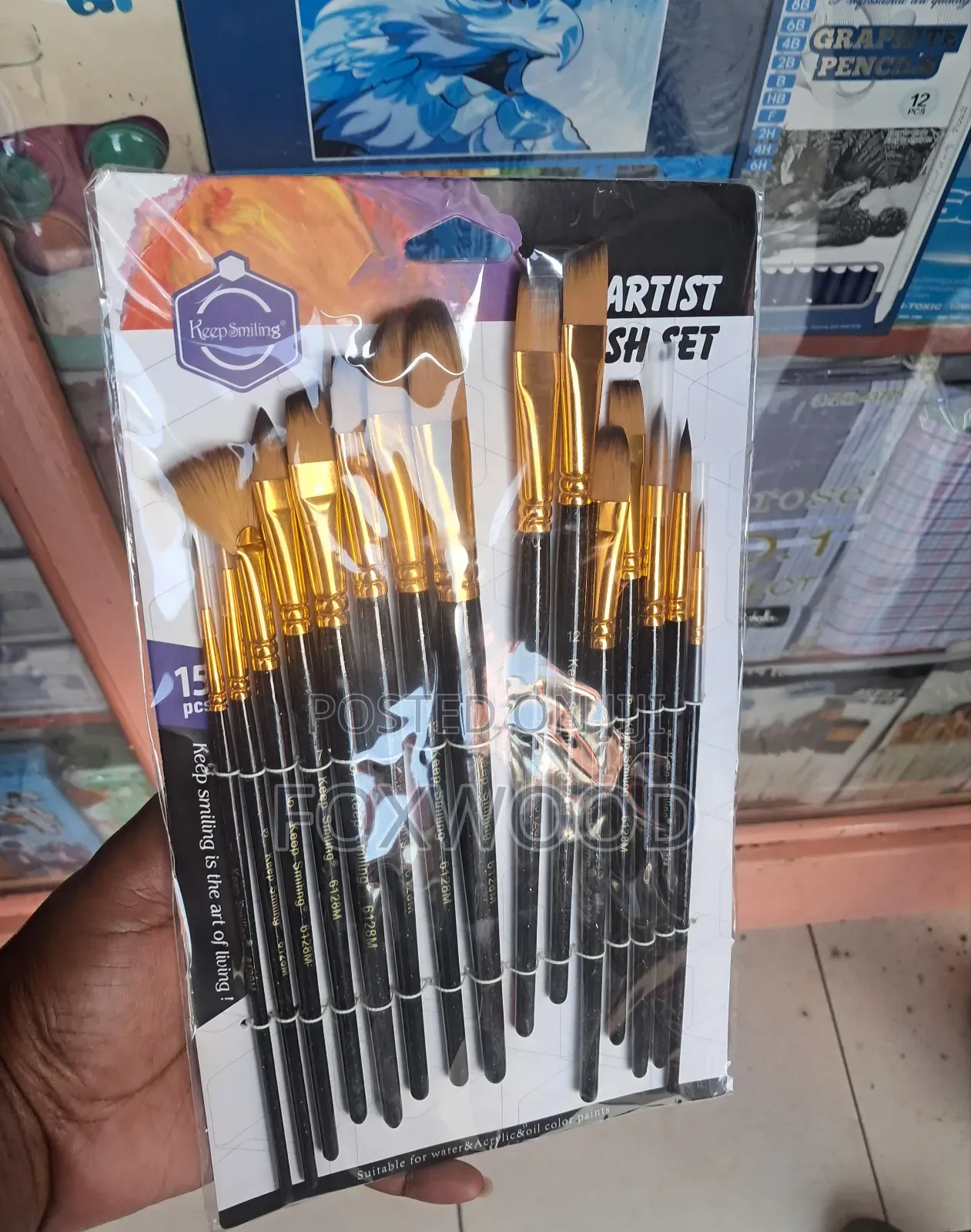 Keep Smiling Mix Artist Brush 15pcs