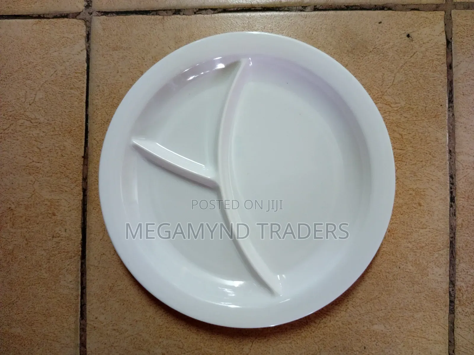 12pc Melamine Partition Plates / Partition Plate