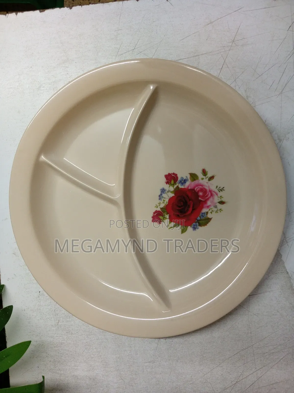 12pc Melamine Partition Plates / Partition Plate