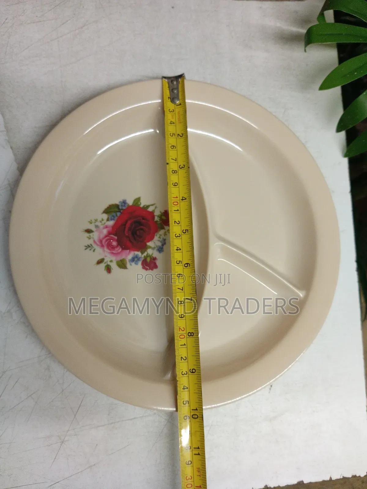 12pc Melamine Partition Plates / Partition Plate