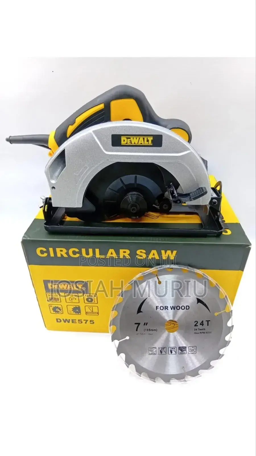Dewalt Compact 7” Circular Saw for Woodworking