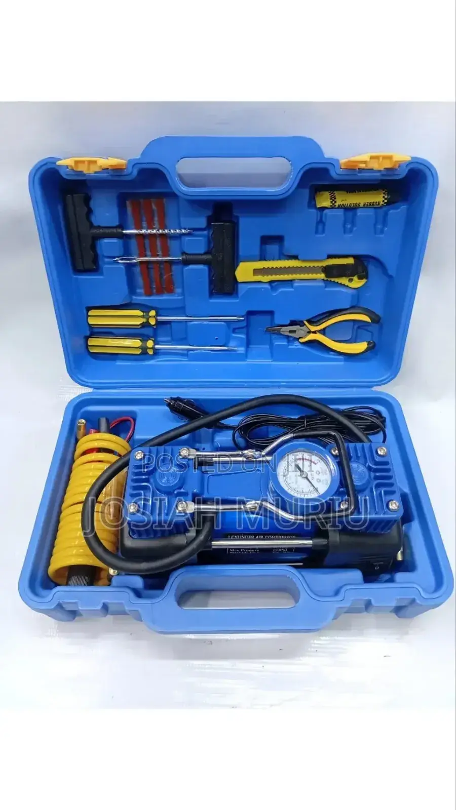 Portable 12v Car Air Compressor / Fast Tyre Inflator