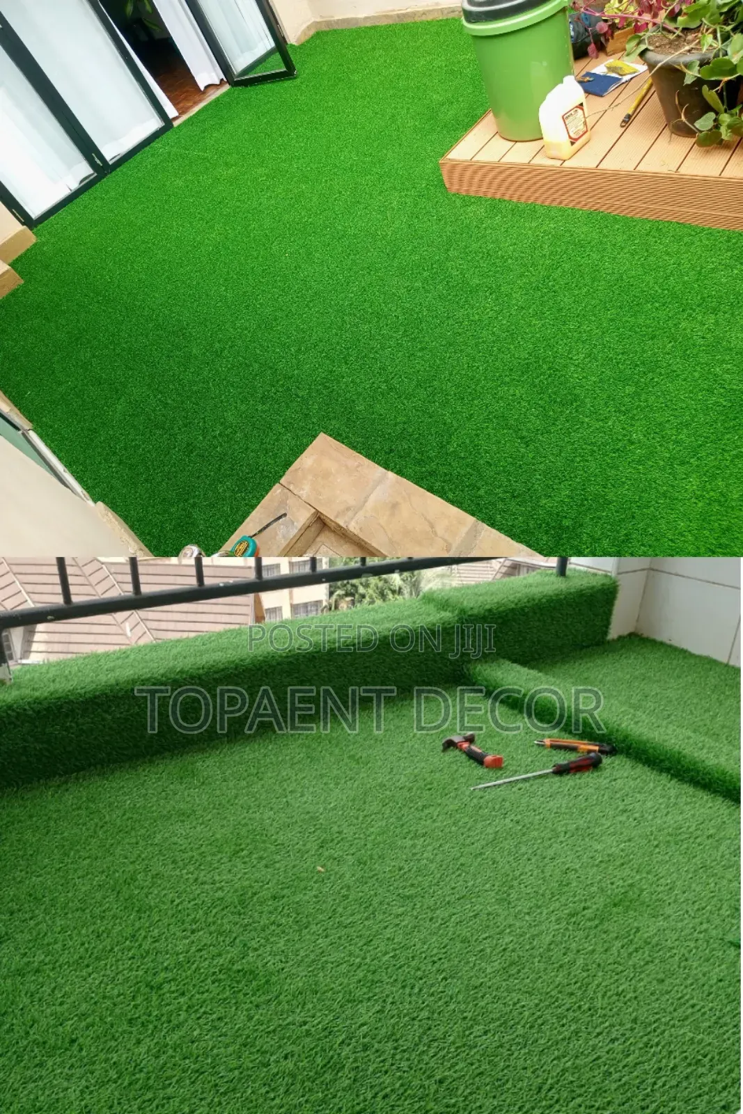 20mm Perfect Lawns And Balcony Green Artificial Grass Carpet