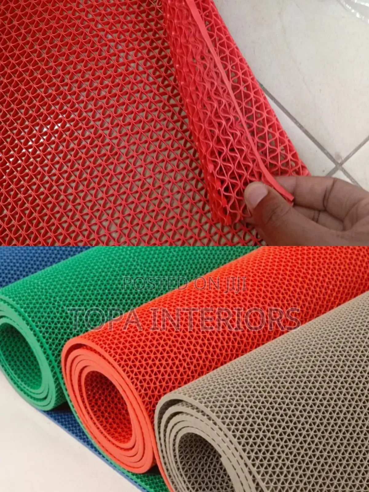 Slippery Floors PVC Antislip Waterproof Resistant Rubber S-Mats