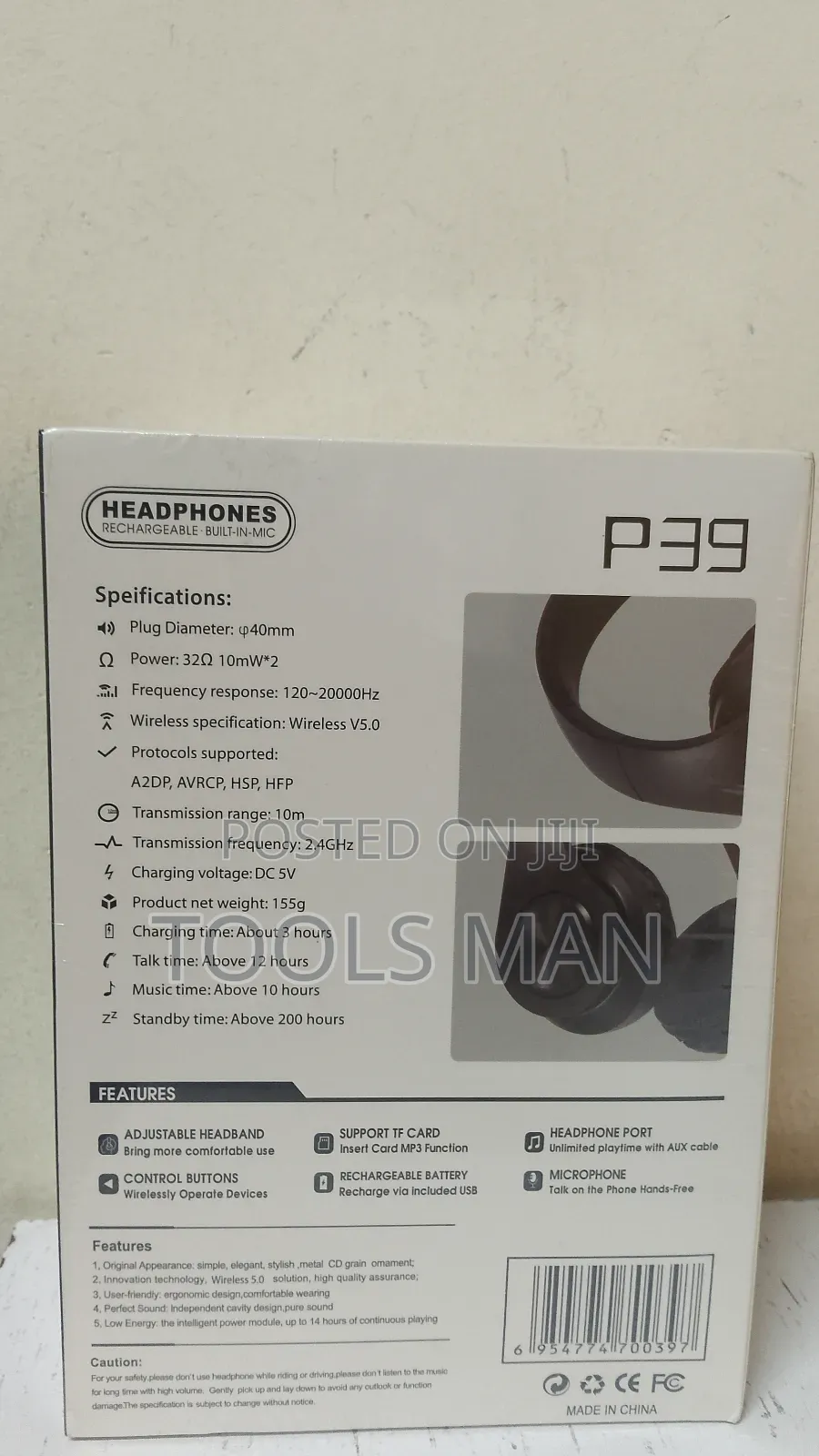 P39 Wireless Headphones.