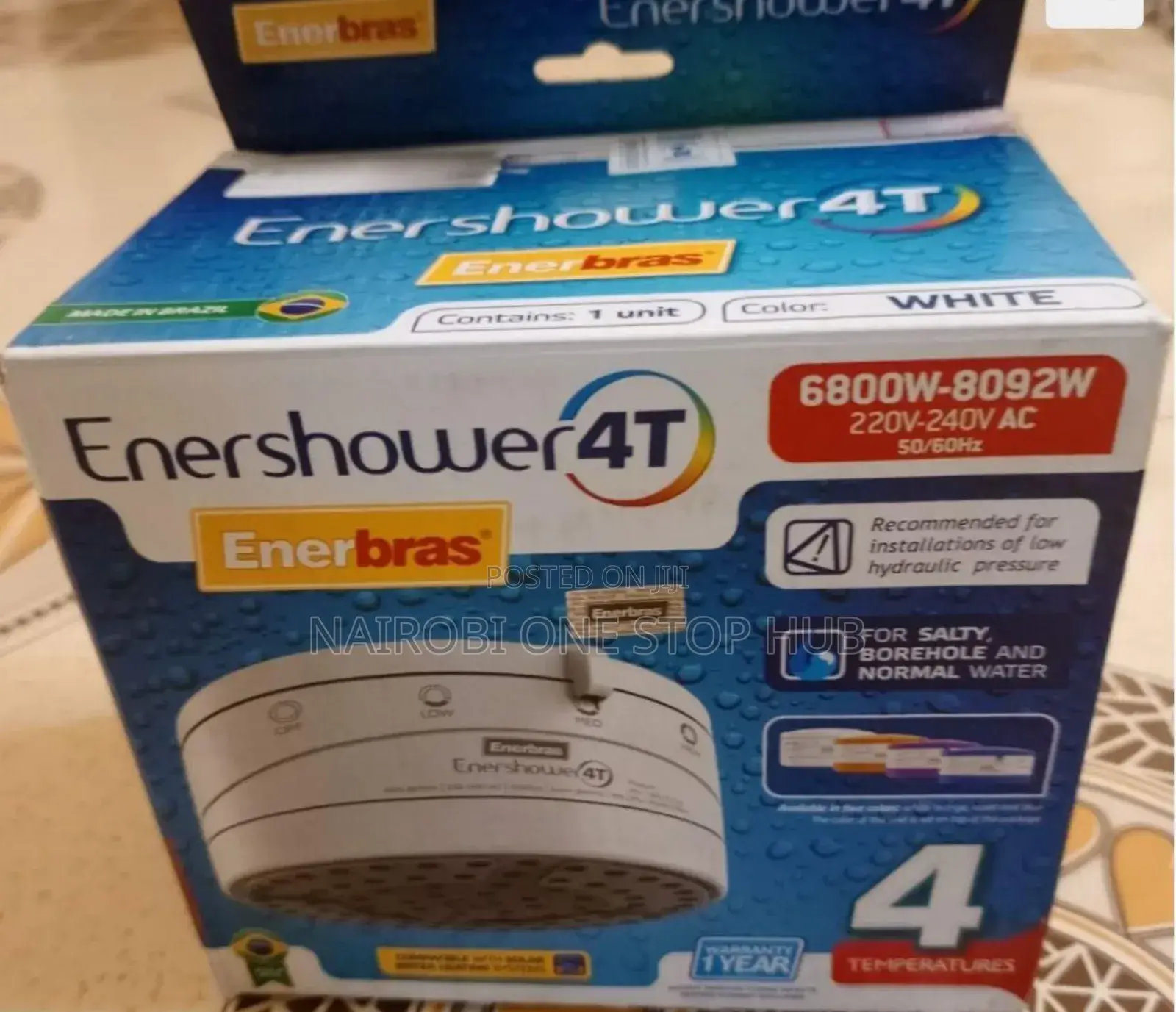 Enerbras Enershower 4t Instant Shower