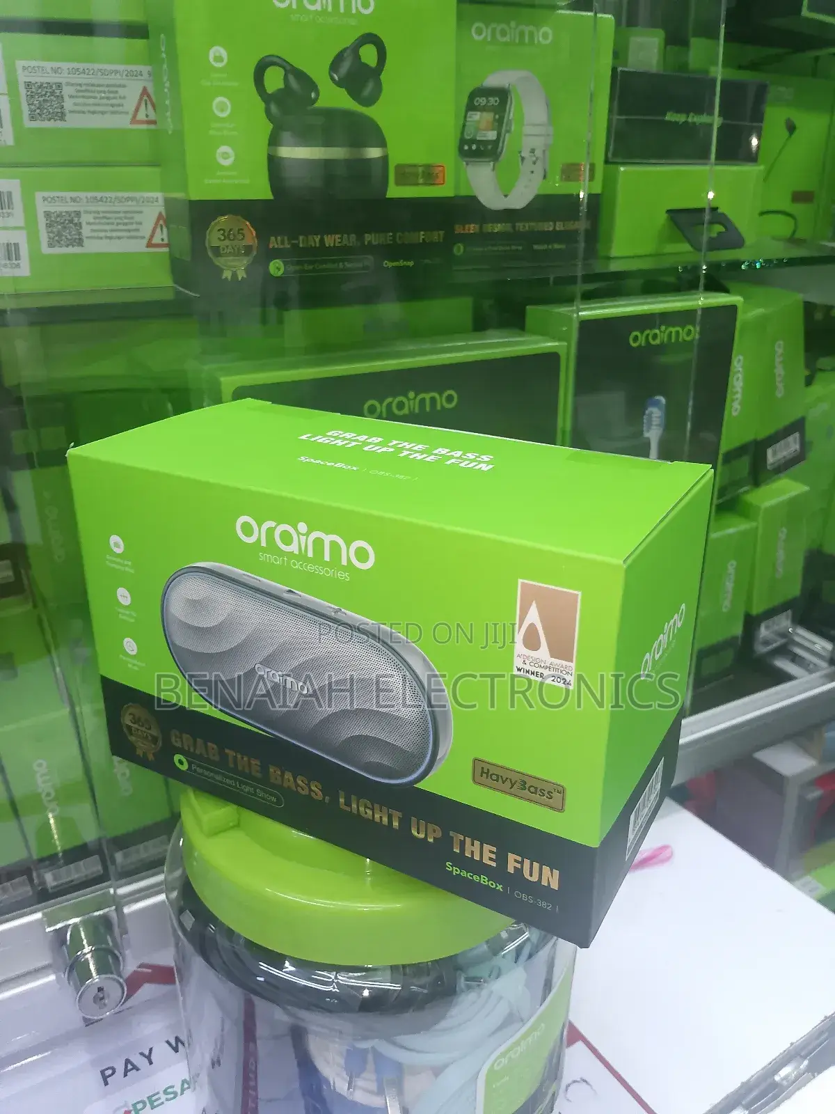 Oraimo Powerbank Portable Speaker Deep Strong Bass