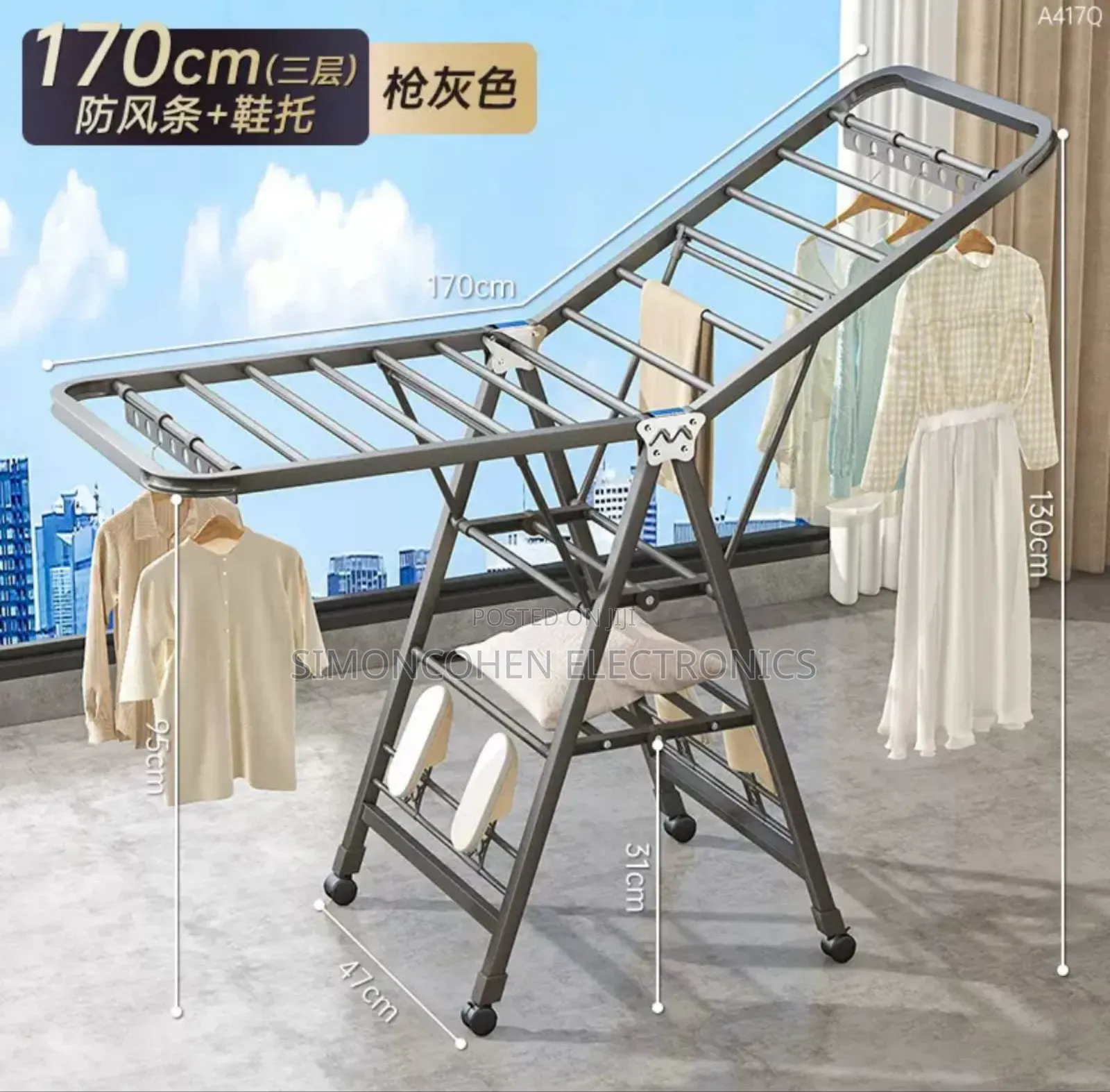 Folding Clothes Drying Rack
