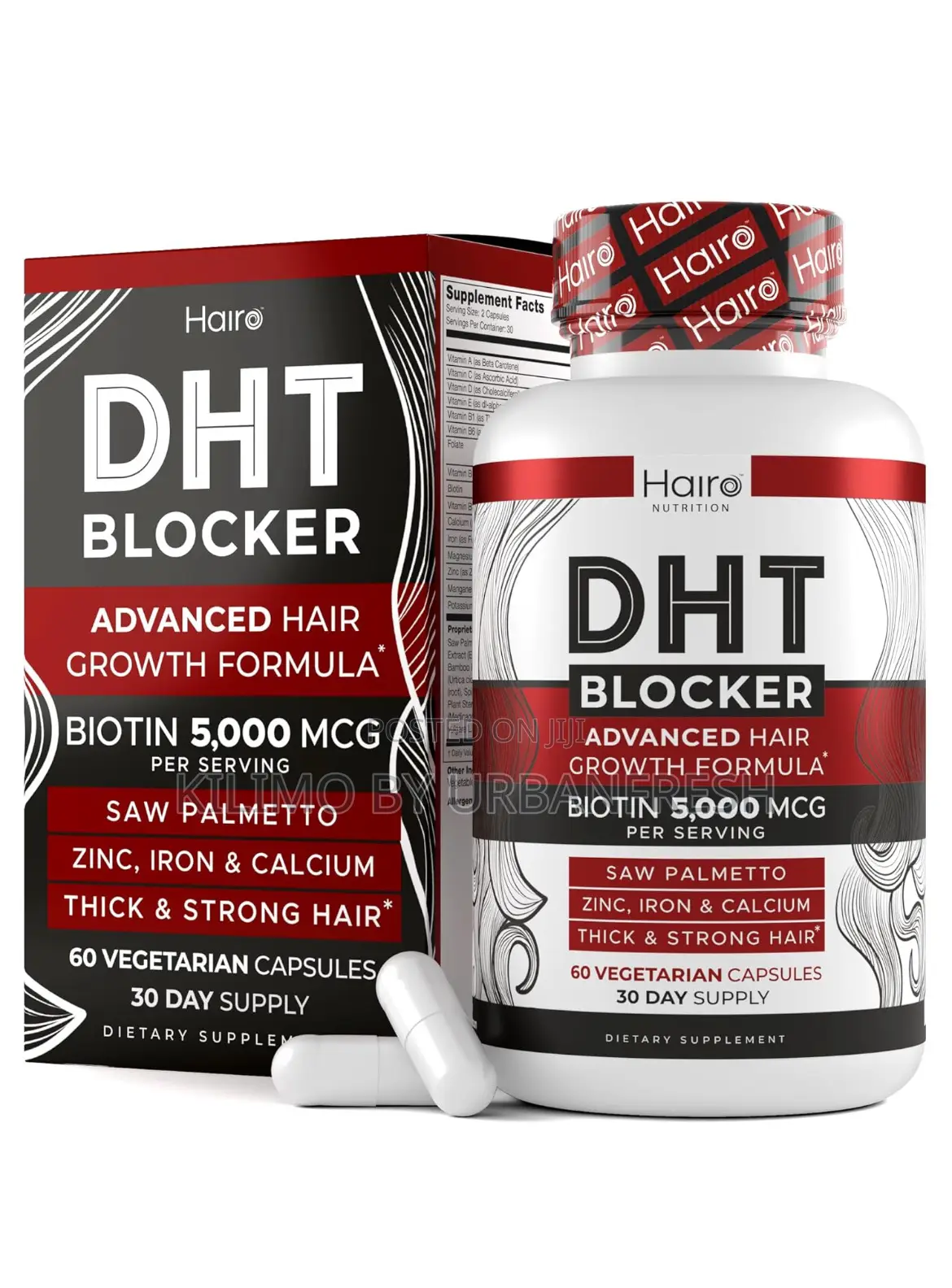 DHT Blocker Advanced Hair Growth Formula 30 Capsules.