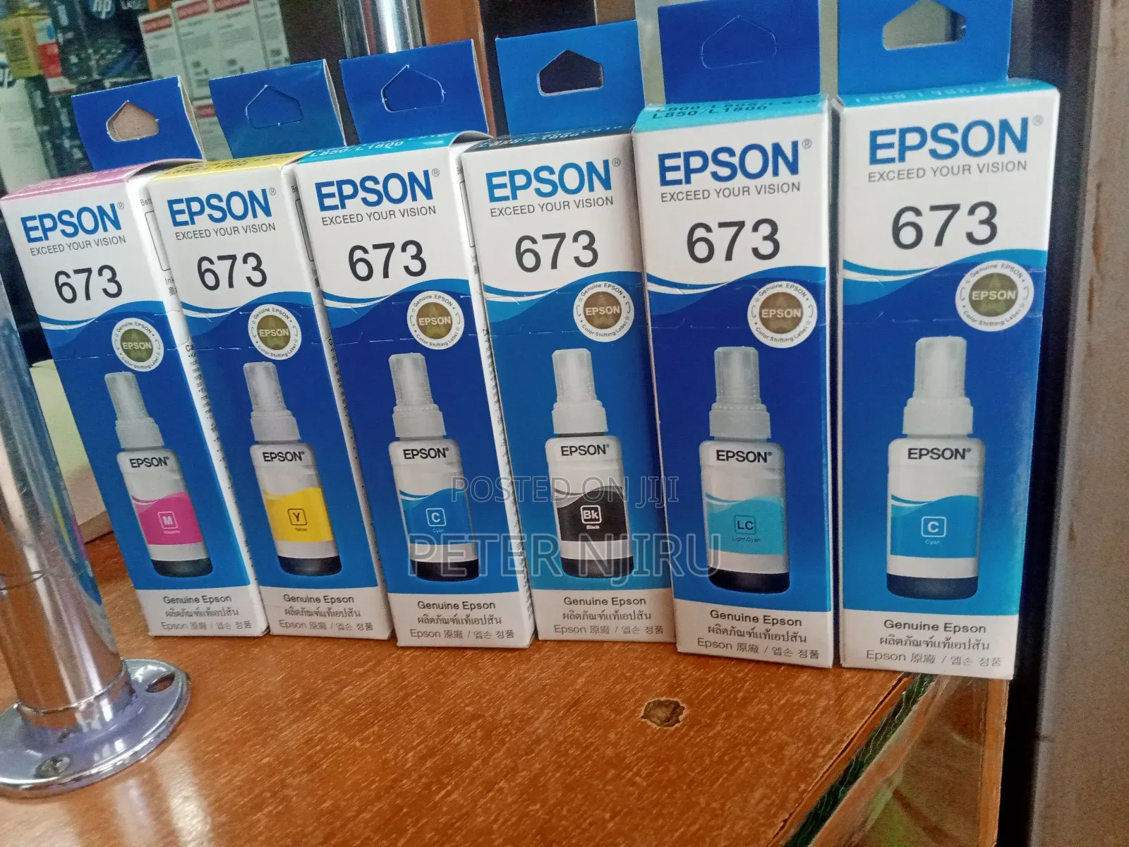 Epson 673 Original Genuine Inks For L850/L805
