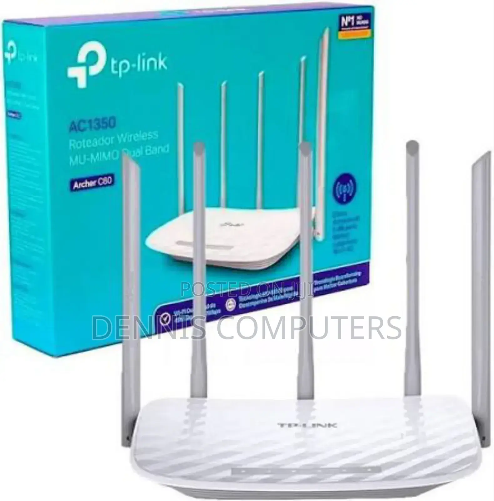 Tp-Link Ac1350 Wireless Dual Band Router - Ti-Archer C60