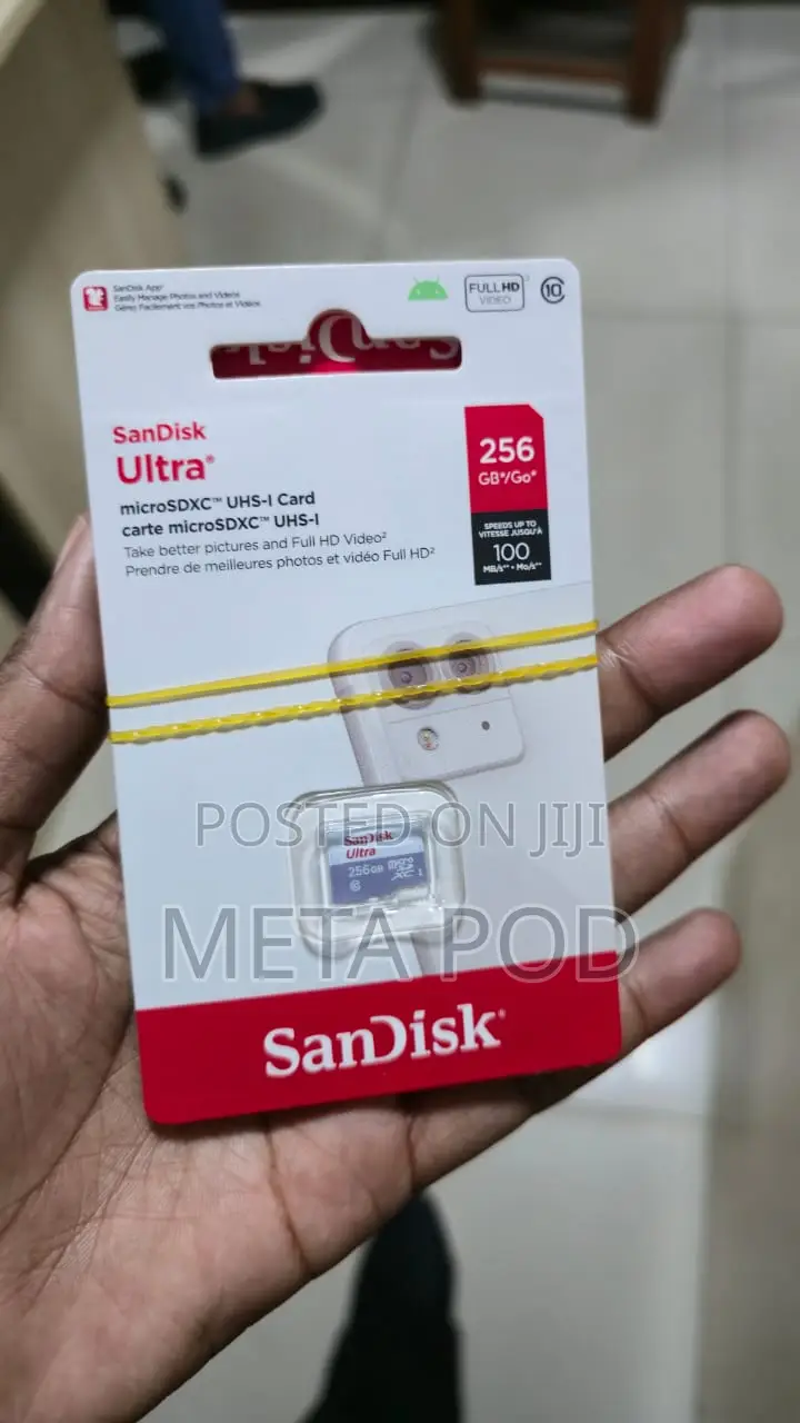 Sandisk Microsd Class 10 100mbps 256gb Without Adapter