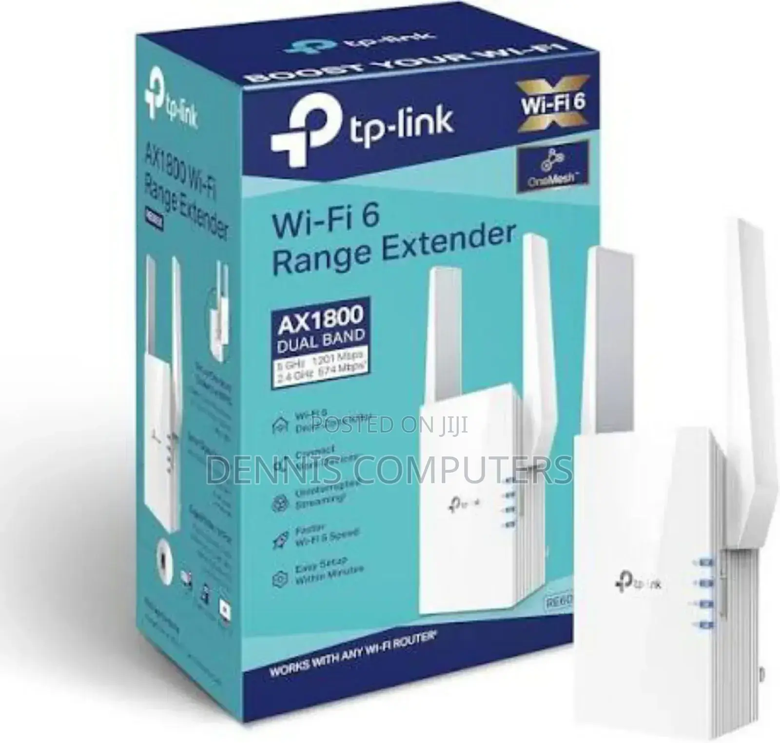 Tp-Link Ax1800 Wi-Fi Range Extender - Tl-Re605x