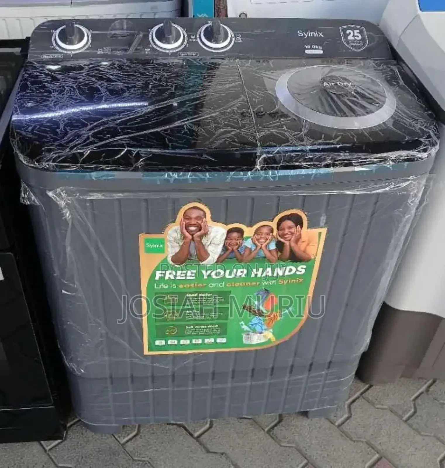 Syinix 10kgs Top Load Twin Tub Washing Machine