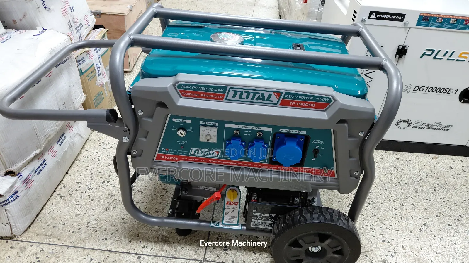Total Brand 7kva Petrol Generator Heavy Duty Single Phase.