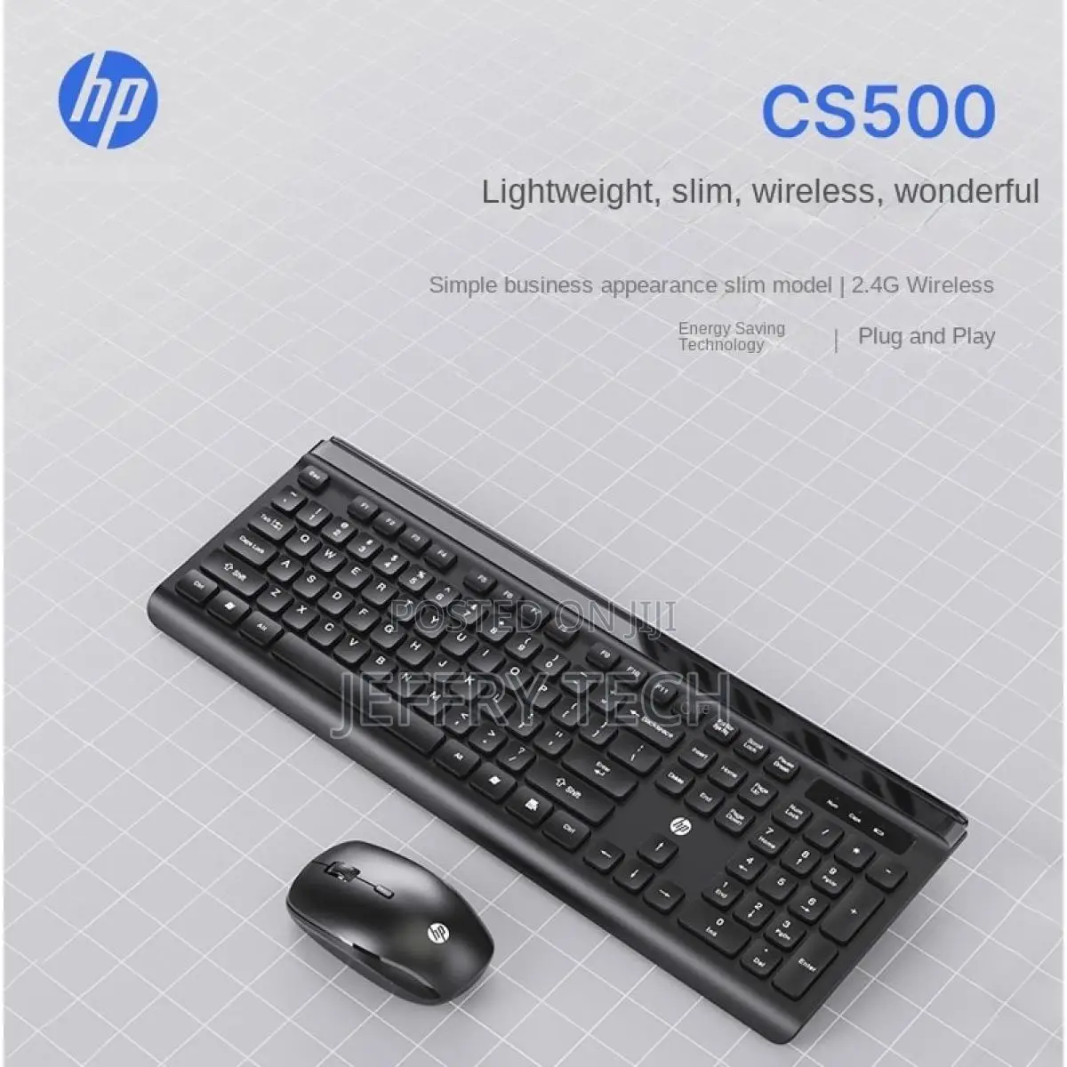 Hp Cs500 Wireless Combo- Mouse Keyboard