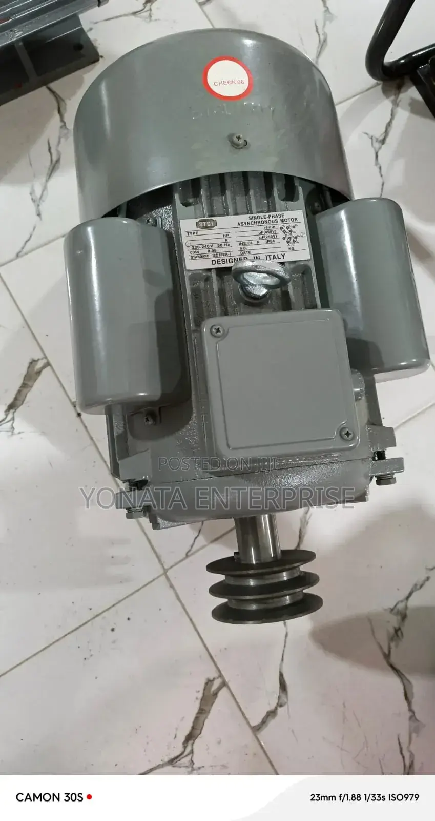 7.5hp High Speed Motor With Pulley