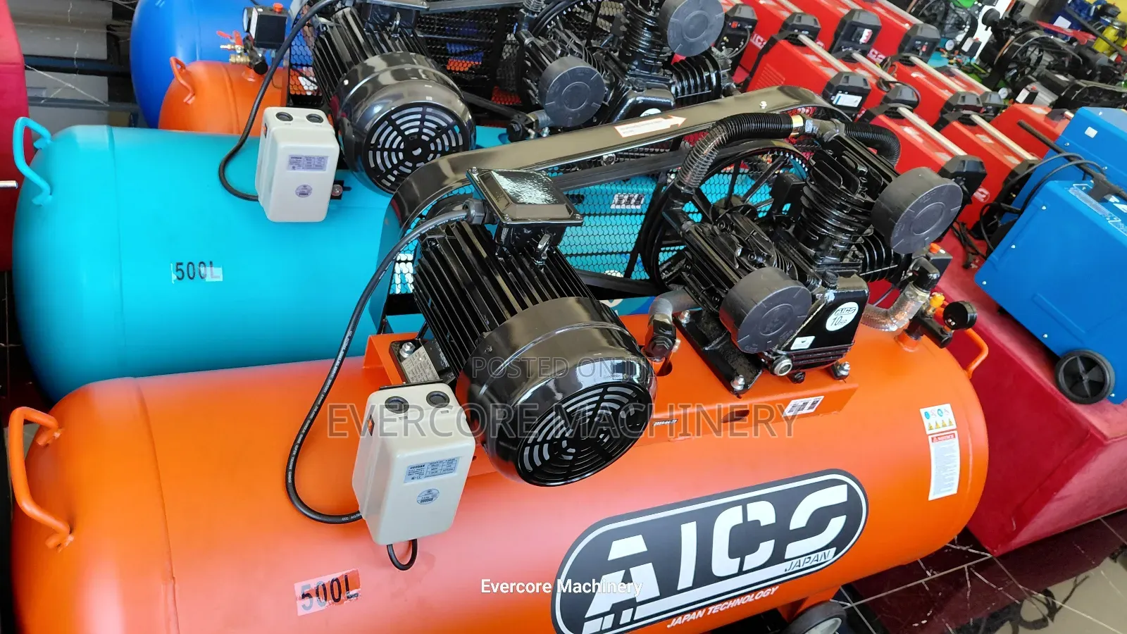 500litres Electric Air Compressor Machine Three Phase.