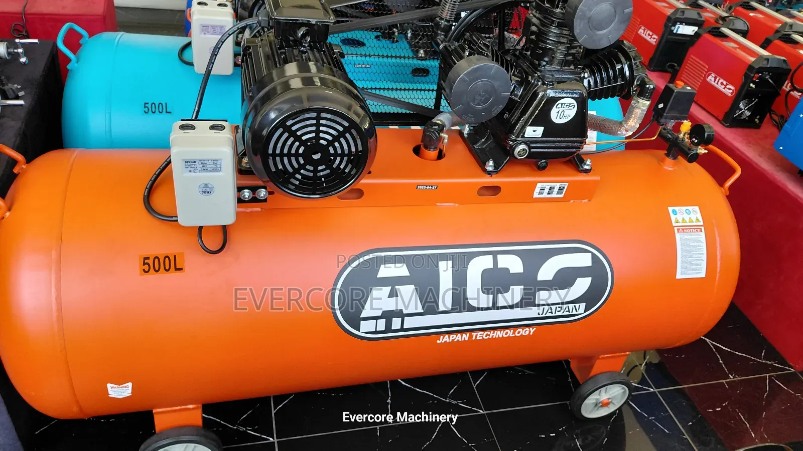 500litres Electric Air Compressor Machine Three Phase.