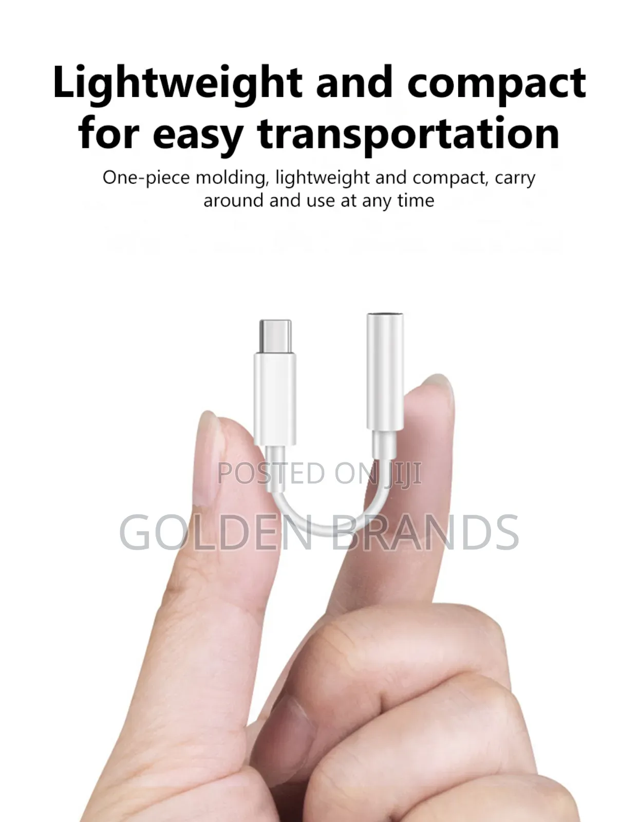 Type-C to 3.5mm Adapter for Clear, Powerful Audio on All Your Devices