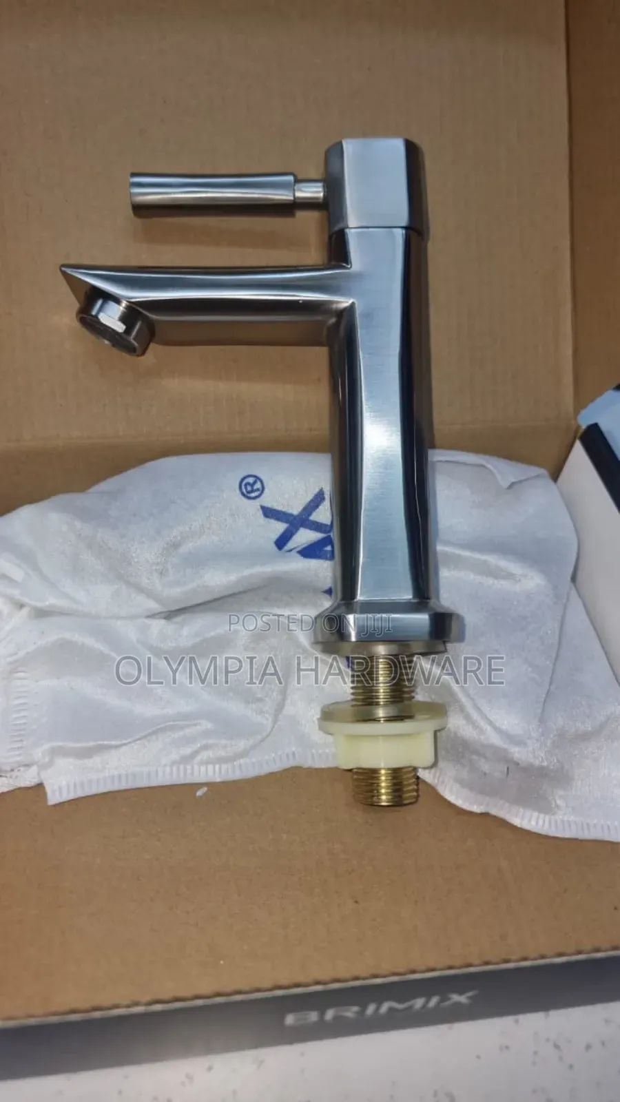 Brimix Basin Pillar Tap (Square