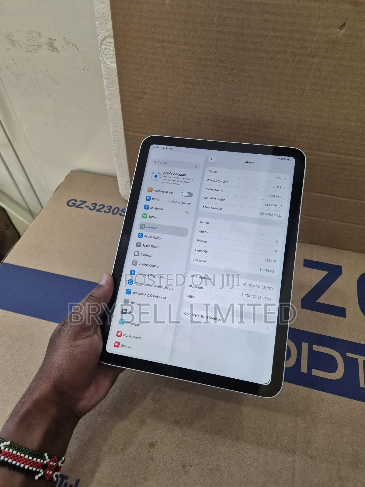 Apple iPad 10.2 (2021) 128 GB Silver