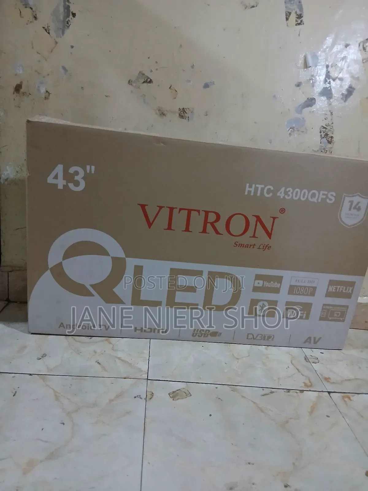 New Vitron  43 Inches Tv Qled