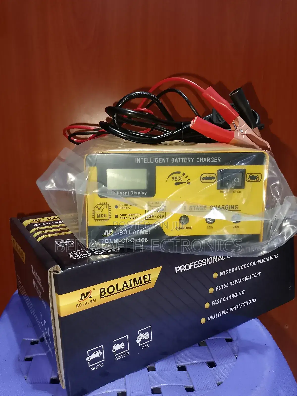 Intelligent Battery Charger,12volts,24 Volt
